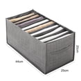 thumbnail image 2 of Peggybyg Wardrobe Clothes Organizer Jeans Compartment Storage Box (7 Grids Large), 2 of 7