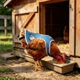 thumbnail image 4 of Tuvgenk Porch Goose Outfits 23" Porch Goose Clothes Cloth Chicken Saddle / Hen Apron Garden Decor for Outside, 4 of 6