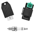 thumbnail image 3 of TRKIMAL Solenoid Relay Ignition Coil 5 Pin CDI Box Regulator Rectifier Spark Plug for 50cc 70cc 90cc 110cc 125cc ATV 3050B Pit Dirt Bike Go Kart Compatible with Kazuma Falcon Taotao Coolster Parts, 3 of 3