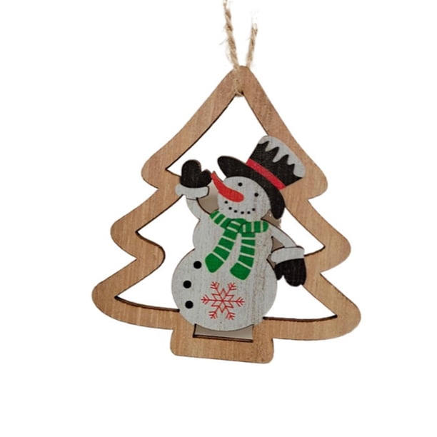 Adorno de árbol de Navidad, letrero navideño para el hogar, nuevo C6M5