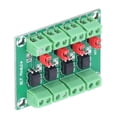 thumbnail image 3 of Fugacal Module Adaptateur de Contrôle de Tension 4 Routes 817 Optocoupleur Anti-Interférence Module d'Isolation Photoélectrique, Module Isolé Photoélectrique Conducteur 3.630V, Module Adaptateur Convertisseur de Tension, 3 of 8