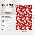 thumbnail image 4 of Yibo Pink Floral Blanket Flannel Soft and Comfortable Anti-static Bed Sofa Blanket, 4 of 8