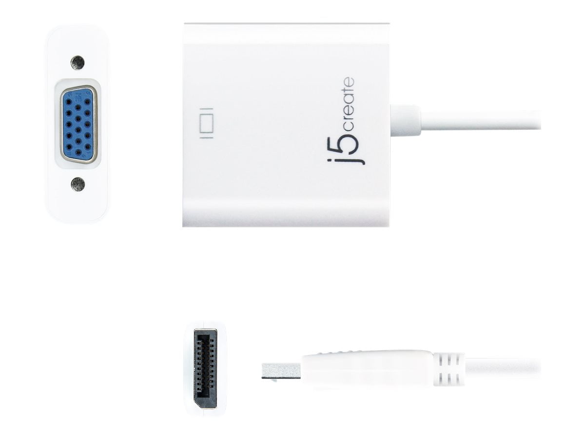 ACP 302063 J5create Ac Jda114 Displayport To Vga Adapter Retail