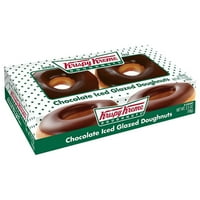 Krispy Kreme Chocolate Iced Glazed Doughnuts, 2ct, 3.5oz