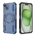 thumbnail image 2 of Designed for iPhone 15 Heavy Duty Magnetic Phone Case,Compatible with Mag-safe,Military Grade Drop Protection,Dropproof Anti-fall Tough Rugged Durable Shockproof Phone Case,Blue, 2 of 11