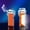 Orange, variant on Guoxxzi Electric Arc Lighter, Electric Lighter Rechargeable, Dual Arc Plasma Lighter, Windproof Flameless Electronic Lighters, Pocket Metal Lighters for Candles, Camping, Red