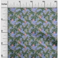 thumbnail image 2 of oneOone Polyester Spandex Medium Blue Fabric Tropical Craft Projects Decor Fabric Printed By The Yard 56 Inch Wide, 2 of 5