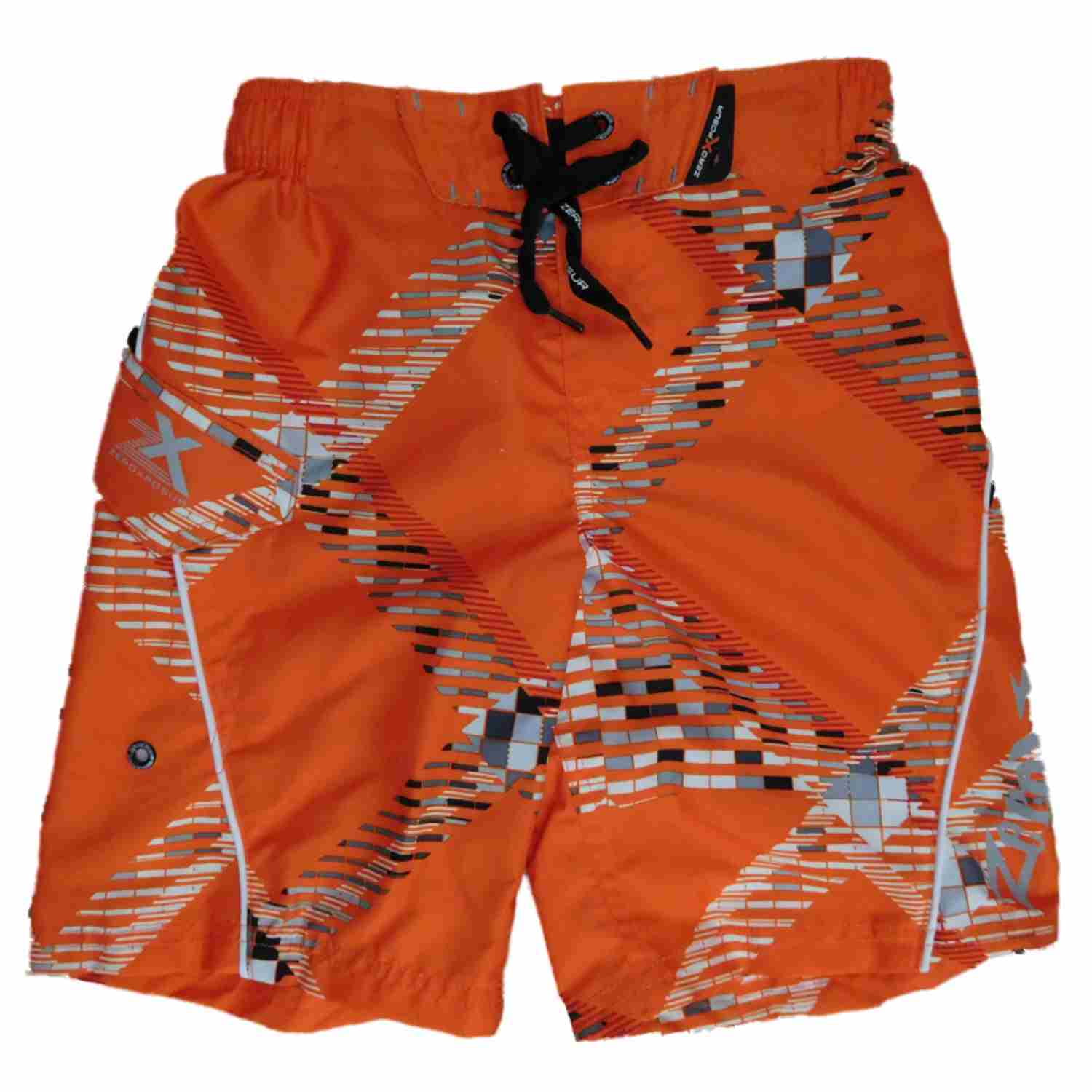 boys orange swim shorts