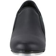 thumbnail image 2 of Dynadans Women's Men's Slip on Black Tap Shoes for Big Kid/Adult, 2 of 6