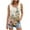 A Multicolor, variant on True Classic Tees Women Tank Tops Running Tank Tops Women's Loose Casual Crew-Neck Pleated Print Fashion Multicolor Xxxl