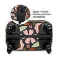 thumbnail image 4 of Lsque Rabbits on Floral Printed Luggage Cover, Travel Luggage Protector,Scratch and Dirt Resistant, Fits 18-32 Inch Luggage - Large, 4 of 9