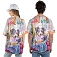 thumbnail image 5 of Watercolor Hello Winter Australian Shepherd Chill Christmas Welcome All Over Print 3D Baseball Shirt Aussie Dog Lover Gifts Softball Sport - 00016, 5 of 6