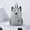 Grey, variant on Fwttom Drawstring Backpack Large Capacity Backpack Leisure Fitness Outdoor Sports Multi Functional Solid Color Backpack