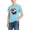 Z79 Light Blue, variant on Mifsaly Boys Soccer Ball Crown T-Shirts Colorful Splash Graphic Activewear Short Sleeve Tee Kids Summer Casual Cotton Tops