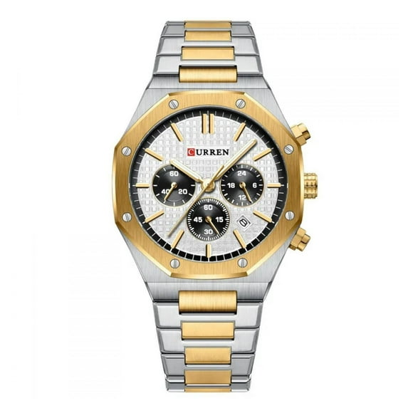 Reloj Curren KREd8403 Hombre Plateado
