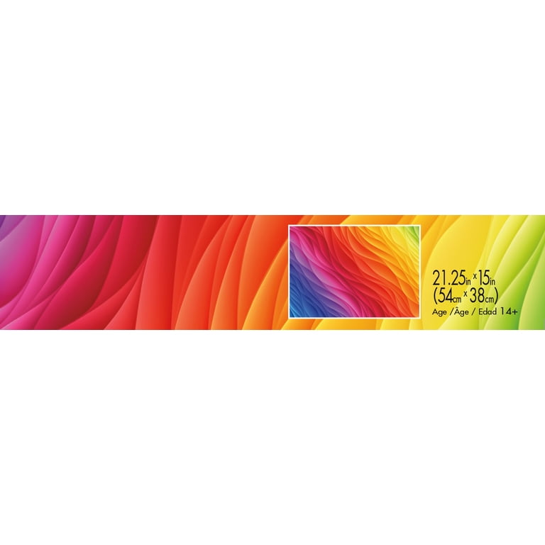 Buffalo Games Vivid Collection Rainbow Challenge 300-Piece