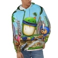 thumbnail image 2 of Team Umizoomi Men's Hoodie With Color Drawstrings Sweatshirt Hooded Pullover Print Winter Coat Jacket Large, 2 of 9