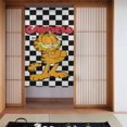 thumbnail image 2 of Cortina de puerta Garfield para entrada, cortina opaca con estampado de patrón, cortina divisoria de ambientes, tapiz para decoración del hogar, 34" de ancho x 56" de largo, 2 of 7