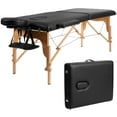 thumbnail image 1 of Costway Table de Massage Portable 84 Pieds'L Réglable Lit de Spa Facial Tatouage avec Étui de Transport Noir, 1 of 10