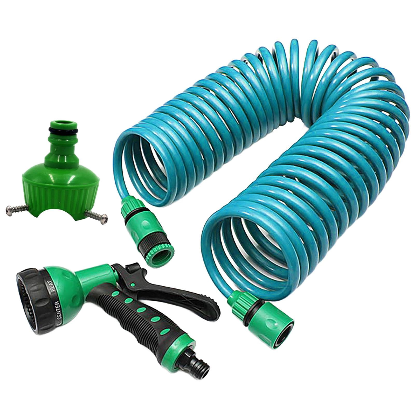 Nishiyuenyi Garden Hose Nozzle, Heavy Duty, Sprinkler High Pressure Hand Sprayer, for Lawn 15M