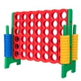 thumbnail image 1 of Gymax Jumbo 4-to-Score Game Set 4 in A Row Kids Adults w/ 42 Jumbo Rings, 1 of 10