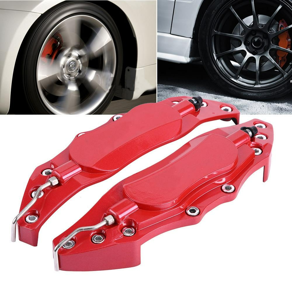Tebru Brake Caliper Guard,2pcs Car Aluminum Brake Caliper Protector