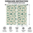 thumbnail image 2 of Blackout Kids Curtains,LightBeige Cartoon Dinosaurs Silhouettes Pattern Childrens Insulated Curtains Set Of 2,Bedroom Essentials,Toddler Room Decor 42"x84", 2 of 5