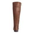 thumbnail image 2 of BELLA VITA Womens Brown Stretch Cushioned Rebecca Round Toe Zip-Up Riding Boot 8.5 M, 2 of 4