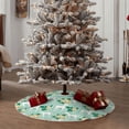 thumbnail image 4 of Bingfone Christmas Tree Skirt Mat Christmas Decoration Interior 30" -Horse And Flower, 4 of 6
