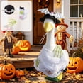 thumbnail image 1 of Porch Gooses Halloween Clothing DIY Spiderweb Hat Creativitiness Clothing Set Lawns And Garden Decor, 1 of 7