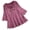 Grape, variant on Womens Summer Tops Plus Size Lace Patchwork Bow V-Neck 3/4 Sleeve Boho Blouses T-Shirt S-5XL