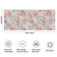 thumbnail image 3 of Pioneer Flower Floral Print Pattern Bathroom Rugs Mat, Non Slip Microfiber Bathroom Rug with Rubber Backing, Soft Mats for Bathroom Floor Tub Shower, 24"x60", 3 of 5