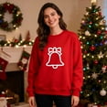 thumbnail image 6 of Matching Christmas Sweatshirts Unisex Merry Christmas Couples Outfits Long Sleeve Shirts Crewneck Pullover Winter Fleece Sweaters Xmas Funny Holiday Sweatshirt Gifts, 6 of 9