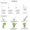 thumbnail image 7 of Catleza Self-Watering Round Planter Pot 7.8"L x 7.8"W in Terracotta Color, 7 of 7
