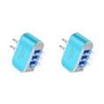 thumbnail image 1 of crativent US Plug Charger USB LED Cellphone Charging Adapter Portable Circuit for Protection Electronic Replacement Block Accessory Blue 2Set, 1 of 6