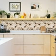 thumbnail image 4 of clevermosaics Self Adhesive Marble Vinyl Tile for Kitchen & Bathroom Walls, Waterproof Peel & Stick, 10-Pack, 4 of 6