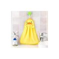 thumbnail image 3 of Kids towel microfiber animal shaped towel set 4-pack kitchen bathroom absorbent 36cm x 26cm yellow pink green white., 3 of 5