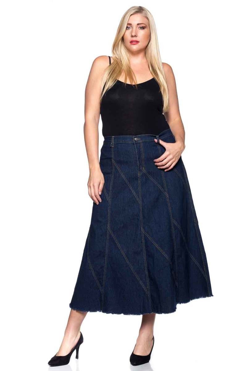Long Jeans Maxi Denim Skirt | Walmart 