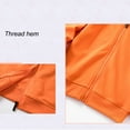 thumbnail image 5 of Boys Hoodies Solid Color Zip Up Sweatshirt Casual Tops Coat&jacket Size 7-8T, 5 of 7