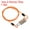 Rose Gold, variant on Uxcell 4 Digit Combination Lock Security Cable 1 Set Outdoor Padlock Lock Chain Green 6.5Ft