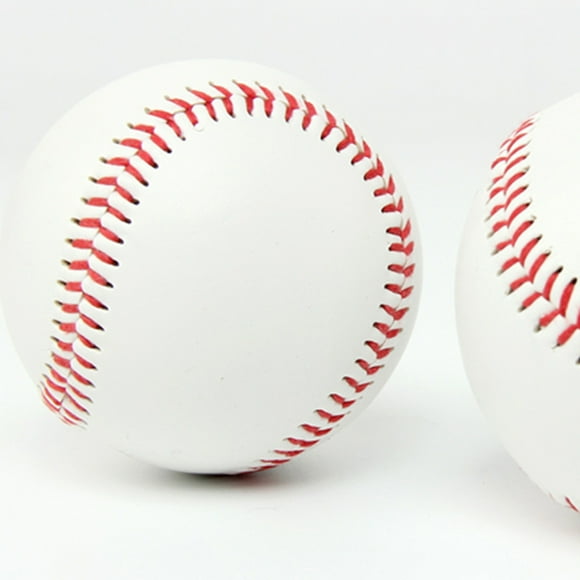 SHOWERORO 5 Pcs Ballons d'Entraînement Officiels Style Baseball pour Enfants et Adolescents, Pratique, avec Mousse PU Blanche