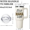 thumbnail image 3 of Nana Tumbler with Handle Lid and Straw,40 oz Best Nana Ever Vacuum Insulated Travel Coffee Mug CupTumbler,Mothers Day Gifts for Grandmother, 3 of 6