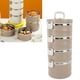 thumbnail image 1 of 3.3L De 4 Niveles Lonchera Aislada, Contenedor De Alimentos De Acero Inoxidable 304, Caja De Almuerzo Redonda Apilable Portátil Con Cuchara De Horquilla Para Adultos Mujeres, A, 1 of 7