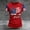 Deep Red, variant on Women's 250th Anniversary Patriotic T-Shirt - Distressed American Flag Graphic Tee - Short Sleeve Crew Neck Top - USA Independence Day 2026 Casual Shirt Beige L