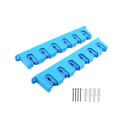 thumbnail image 1 of Horizontal Fishing Rod Holder ABS and EVA 6 Fishing Poles Rack Wall Mount, 1 of 7