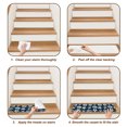 thumbnail image 6 of Navy Blue Coastal Stair Treads Non Slip for Steps Starfish Shell Ocean NauticalV 7 Pcs Reusable Adhesive Stair Runner Mats for Dogs Elders Carpet Treads Rugs for Staircase 8x30 In, 6 of 9