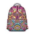 thumbnail image 3 of "Boho Chic Work & School Backpack – Stylish Vintage Print, 17 Inch Laptop Sleeve, Heavy Duty Oxford Fabric", 3 of 6