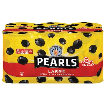 Product of Musco Black Pearl Large Pitted Olives, 6 ct./6 oz. [Biz