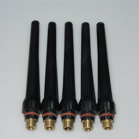 

RANMEI For Tig Welding Torch Long Back Cup Accessory Black WP-17 WP-18 WP-26 WP17 WP26