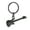 Black, variant on Guitar Urn Pendant Pet Cremation Keepsake Urn Keychains for Ashes Holder Memorial Keyring